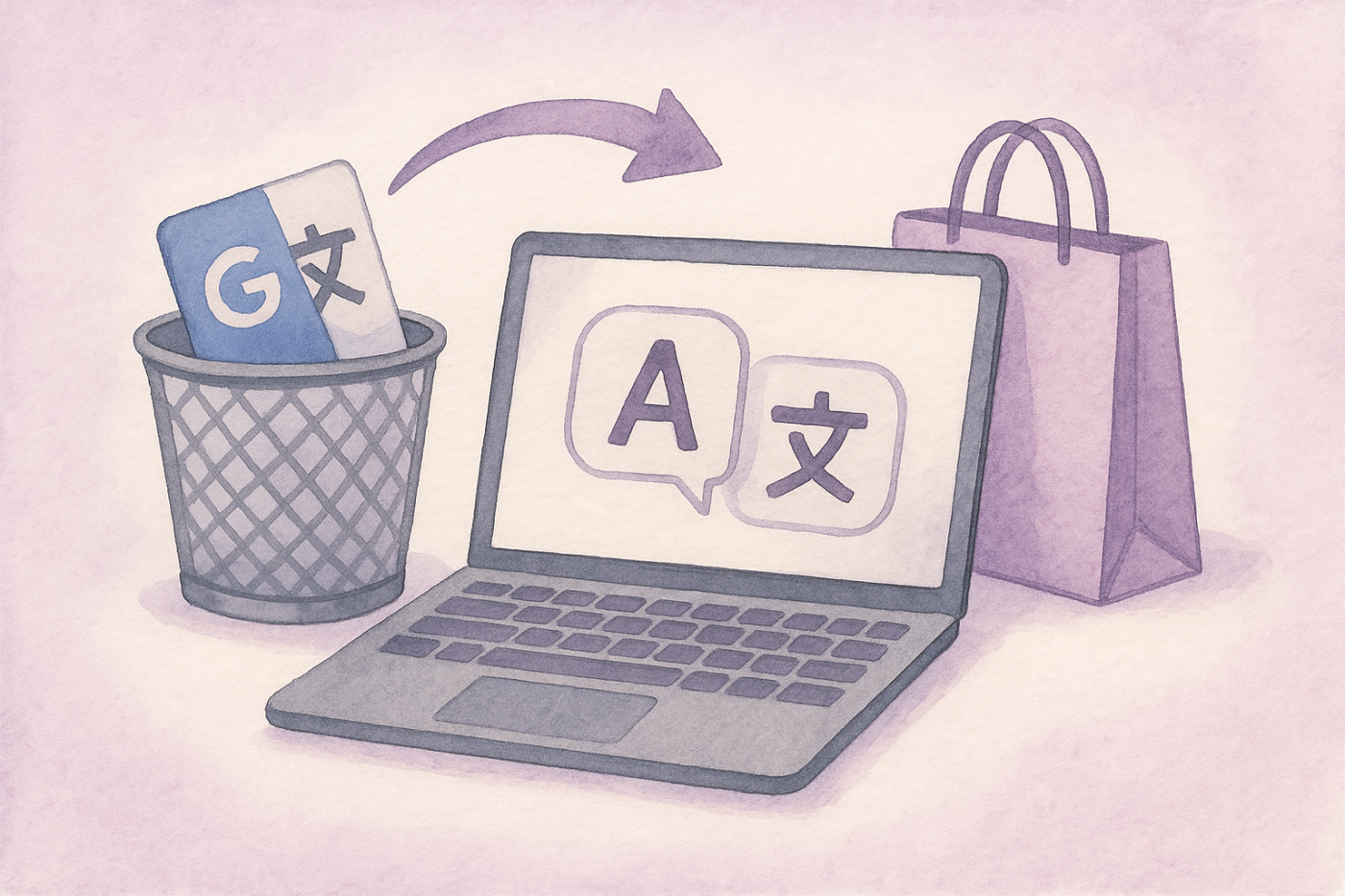 Alternatives to Google Translate for E-Commerce illustration