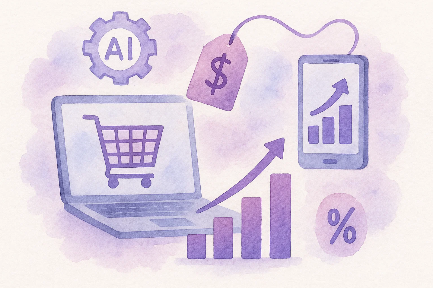 ai ecommerce tools illustration