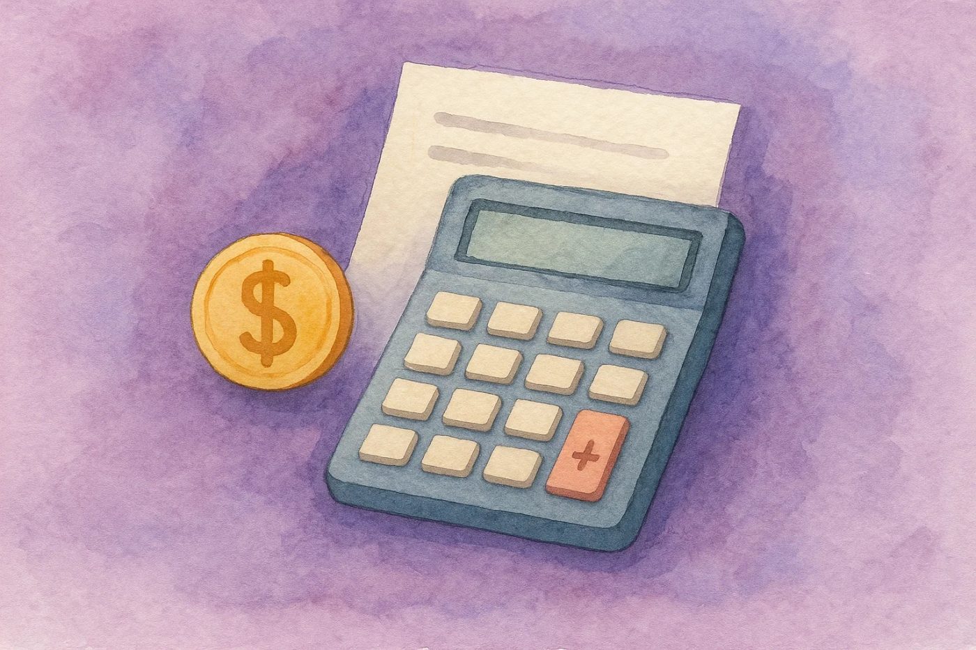 cost calculator illustration