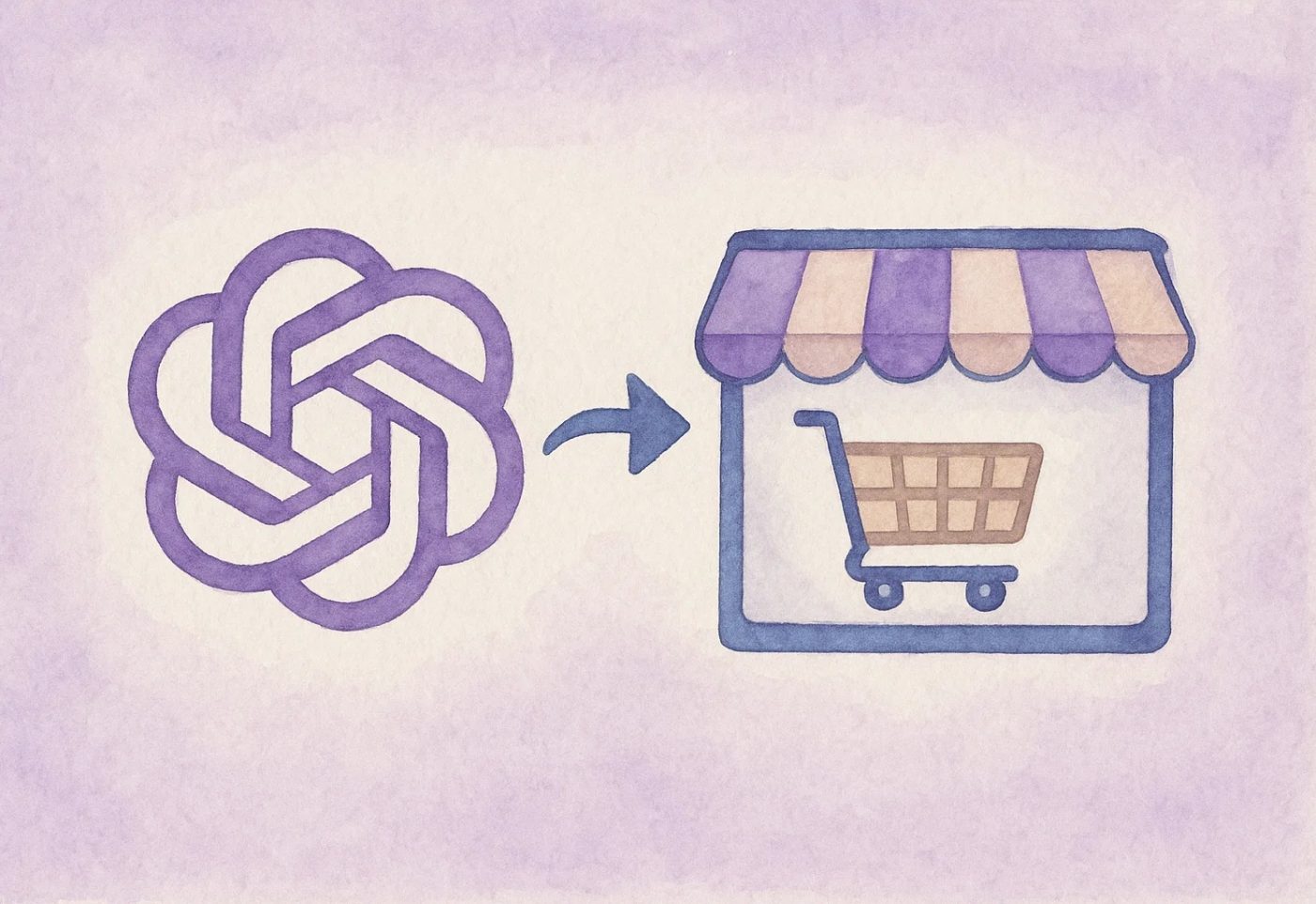ecommerce ai illustration