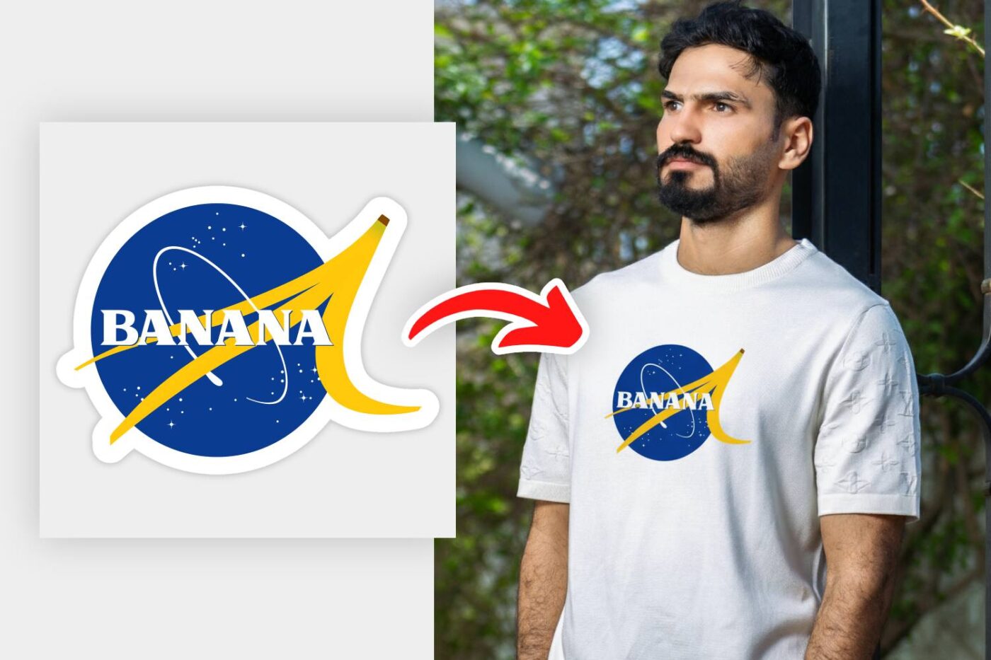 t-shirt mockups with nano banana